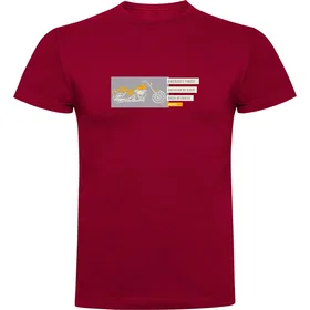 Kruskis Americas Finest Kortärmad T-shirt Röd (Herr)