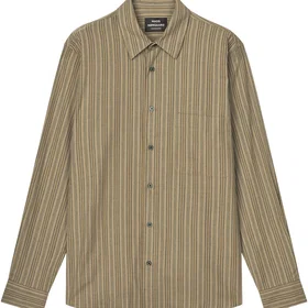 Mads Nørgaard Copenhagen Flannel Stripe Skjorta (Herr)