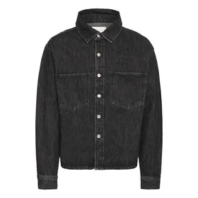 Solid Denim Overshirt (Men's)