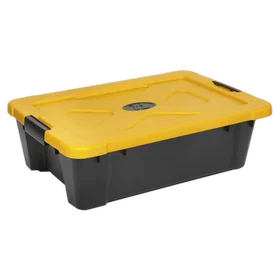 Sealey Composite Storage Box with Lid Plastic 27L