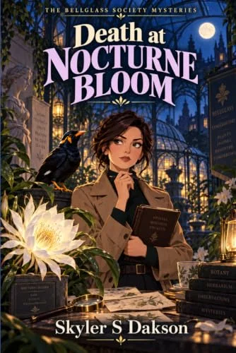 DEATH AT NOCTURNE BLOOM A Botanical Cozy Mystery with a Midnight Blackout Hidden Passages and a Deadly Timeline