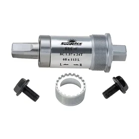 SunRace Bs18 Steel Bottom Bracket Silver 68 mm 103 mm