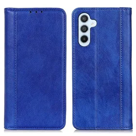 Akta Läderfodral med Magnetisk Stängning för Samsung Galaxy A35