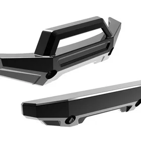 Traxxas 10735-BLKCR Fram & Bak Bumper Svart Krom Mini Maxx