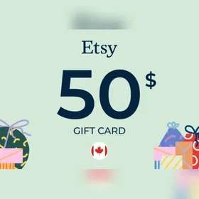 Etsy Gavekort 50 CAD