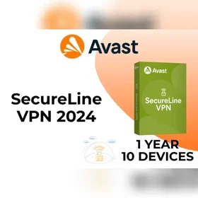 Avast SecureLine VPN 2024 Key Programvare 1 År 10 Enheter