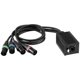 Eurolite DNK-1 70064831 DMX-RJ45 3-polig XLR hane till RJ45-adapter