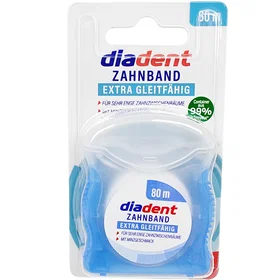 Diadent Tandtråd Extra Slät 80m