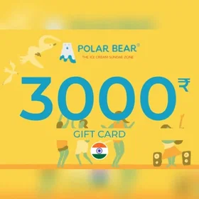 Polar Bear Carte Cadeau 3000 INR