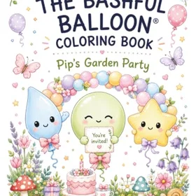 PIP The Bashful Balloon: 's Garden Party Färgläggningsbok
