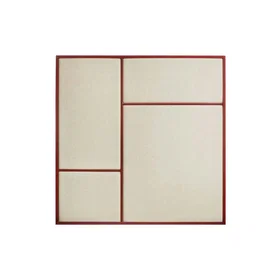 Nouveau Anslagstavla 90x60cm Basque Red Kork