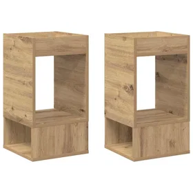 vidaXL Nattbord Artisan Oak 30 x 30 x 56 cm 890943