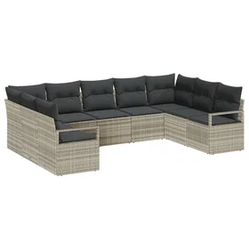 vidaXL Sofa Set with Cushion 9 Pieces 3346542