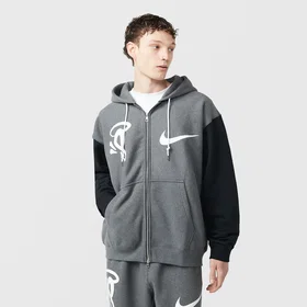 Nike Solo Swoosh Fleece Full Zip Hoodie (Herr)