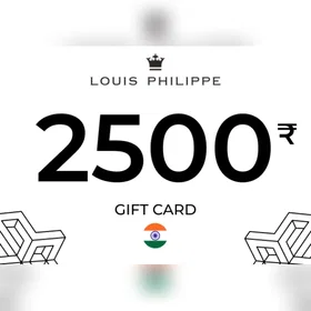 Louis Philippe India Gavekort 2500 INR