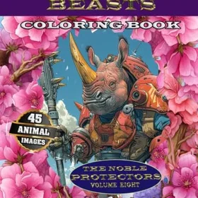 Legendary Beasts: Epic Animal Heroes to Color Färgläggningsbok
