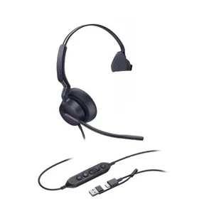 Yealink UH46 Mono USB-C/A Trådbunden on-ear hörlurar