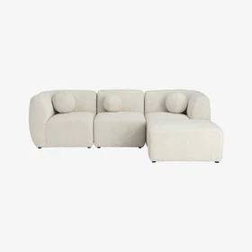 Ellos Home Bomelli Sectional Sofa with Footstool