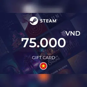 Steam Wallet Gavekort 75.000 VND
