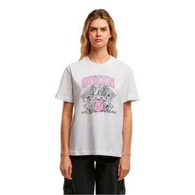 MERCHCODE Queen Crest College Kortärmad T-shirt (Dam)