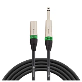Studiospares XLR Male Mono Jack Cable 1m 655038