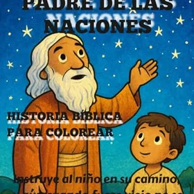 Abraham Padre De Las Naciones Historia Bíblica Para Colorear Färgläggningsbok