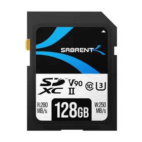 Sabrent Rocket V90 SD UHS-II Class 10 U3 280MB/s 128GB