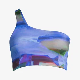 Casall Bikini Topp One Shoulder Printed (Dame)
