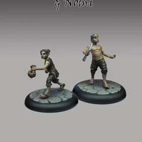 Bushido The Silvermoon Trade Syndicate Sukoshi & Nomi Figur GCTBSM015
