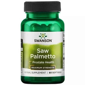 Swanson Saw Palmetto Extract 320mg 60 Capsules