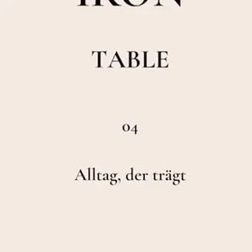 Nordal 1688 Iron Bord Ø105cm