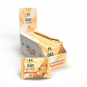 Myprotein Biscuit Protéiné Cuit Chocolat Blanc et Framboise (Avoine) 12 x 65g