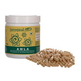 Aurospirul Spirulina Med Amla 500 Kapslar