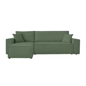 LOUNGITUDE FARAH Canapé d'angle réversible convertible 4 places