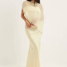 Móa Cape Satin maximekko