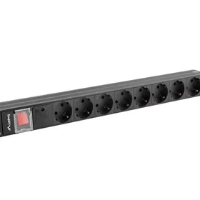 Lanberg PDU-08F-0200-BK 8-Way Power Strip