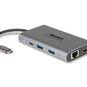 Hamlet HDKC-PD400D USB 3.2 Gen 1 (3.1 Gen 1) Type-C Docking Station
