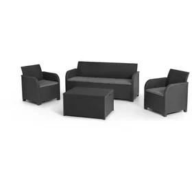 Allibert SanRemo Ensemble de Jardin Extérieur 5 Pièces