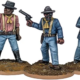 Great Escape Games Dead Man's Hand Buffalo Soldiers Figure Extra Guns DMH105