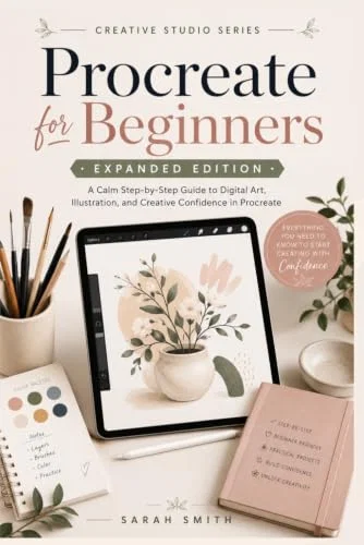 Procreate for Beginners (Expanded Edition): A Calm Step-by-Step Guide to Digital Art, Illustration, and Creative Confidence in Procreate