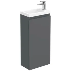 Halite Vanity Cabinet Matt Grey 400mm