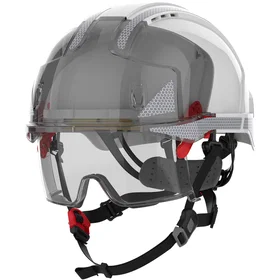 JSP Evo Vistalens Dualswitch 4000370818 Vented Vernehjelm Hvit