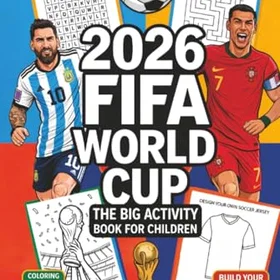 Grapevine 2026 FIFA World Cup Aktivitetbok för Barn