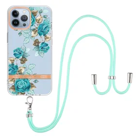 YB Slank Mjuk Flexibel Etfodral med Nyckelband för iPhone 13 Pro Max