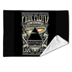 Rocksax Pink Floyd 1973 Live Sherpa Fleece Throw 127x152cm
