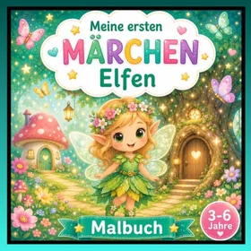 Elfen Meine första sagobok Färgläggningsbok