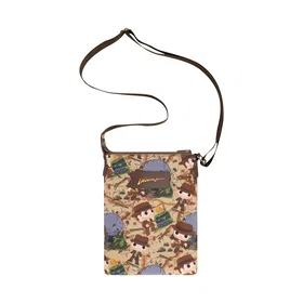 Loungefly Indiana Jones Raiders of the Lost Ark All Over Print Crossbody Bag