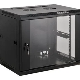 Intellinet 20U 540x350 Väggskåp Glasdörr Svart