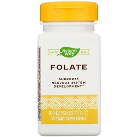 Nature's Way Folate 800mcg 100 Capsules