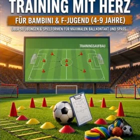 Kinderfussball Training med Hjärtat Praktbok